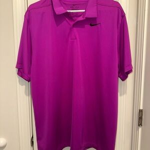 Nike Men's Vibrant Purple Polo Shirt ⛳️